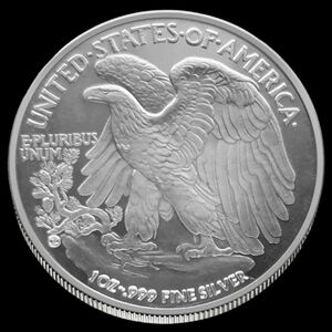 1942 Walking Liberty Silver Coin with Eagle Design